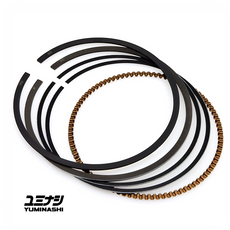 58MM YUMINASHI PISTON RING SET (HARD CHROMINUM PLATING) (13011-000-580)