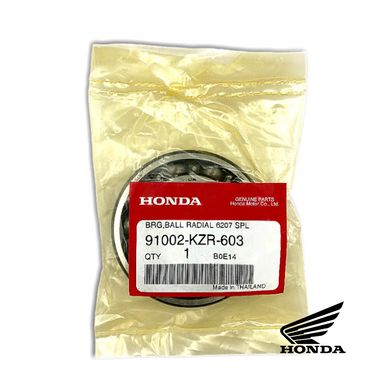 GENUINE HONDA BEARING, BALL RADIAL 6207 SPL (PCX125/150 - CLICK125/150 - ADV150 - ETC...) (91002-KZR-602 / 91002-KZR-603)