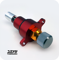 YUMINASHI CBR250R/CBR300R RED MANUAL IDLE AIR CONTROL VALVE (IACV) WITH SPRING SYSTEM (16430-KYJ-XRD)