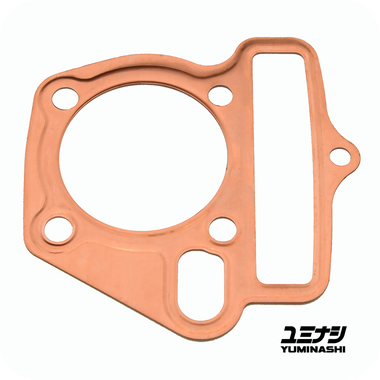 YUMINASHI 53MM SINGLE COPPER HEAD GASKET (NICE110 - WAVE100/110 - REVO100/110 - XRM100/110) (12251-KFL-530C)