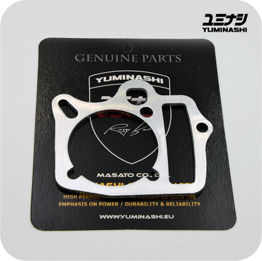 YUMINASHI 4MM SINGLE ALUMINIUM SPACER GASKET (Ø59MM INSIDE) (NICE110 - EX5 - WAVE100/110 CARB.) (12191-KFL-0459)