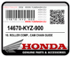 GENUINE HONDA ROLLER COMP., CAM CHAIN GUIDE (MSX/GROM125 - C125 - CT125 - Z125...)) (14670-KYZ-900)