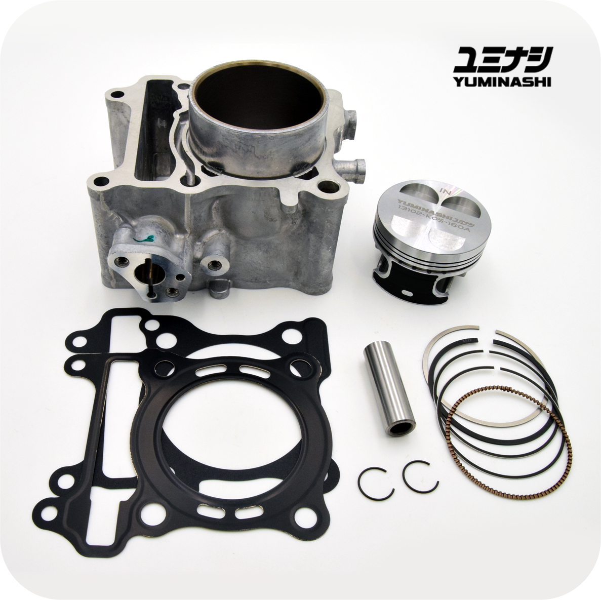 YUMINASHI 160CC CYLINDER KIT, HIGH COMPRESSION (eSP+ 125CC