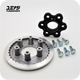 YUMINASHI 6-BOLT BILLET CLUTCH UPGRADE SET (Z125 MONKEY - MSX/GROM125 OG & SF) (22350-KPG-T06S)