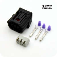 YUMINASHI CONNECTOR, FEMALE, 3-PIN, KEIHIN THROTTLE BODY (04322-03P-002S)