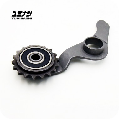 YUMINASHI STEEL ROLLER BEARING TENSIONER ARM (CRF110F / C110 SUPER CUB / HONDA 110i ENGINES) (14500-KWW-RBS)