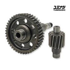 YUMINASHI | 15/43T FINAL DRIVE GEAR SET WITH SHAFT (4V 125CC/160CC eSP+ ENGINES) (23430-K1Z-1543)