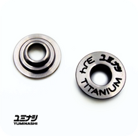 YUMINASHI TITANIUM VALVE SPRING RETAINER SET (SCOMADI, RA, LAMBRETTA, PEUGEOT...) (3J3-03005-00TS)