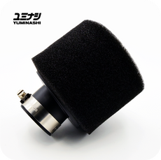 YUMINASHI 35MM, 15° ANGLE DOUBLE LAYER FOAM / ABS AIR FILTER (17220-015-F35B)