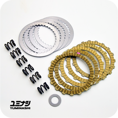 YUMINASHI 5-DISC CLUTCH PLATE & SPRING KIT (FOR 5-DISC PLATE CONVERSION CLUTCH CRF110F / W110i) (22201-KWW-CPS)