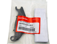 GENUINE HONDA SHOE SET, BRAKE (NISSIN) (06455-K84-901 / 06455-K84-902)