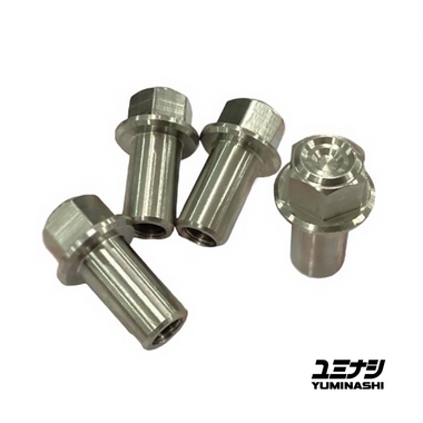YUMINASHI STAINLESS STEEL 4-VALVE HEAD NUTS 8MM (FOR YUMINASHI | KOSO | TAKEGAWA 4V HEAD) (90443-KPH-8SS)