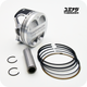 YUMINASHI 168CC / 62MM (GT220 4V HEAD) FLAT HIGH LIFT, HIGH COMP. PISTON SET (14MM PIN) (eSP+ 125CC/150CC/160CC) (13102-K0S-262A)
