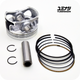 YUMINASHI 168CC / 62MM (GT220 4V HEAD) FLAT HIGH LIFT, HIGH COMP. PISTON SET (14MM PIN) (eSP+ 125CC/150CC/160CC) (13102-K0S-262A)