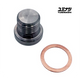 YUMINASHI O2 SENSOR PLUG SET, STAINLESS STEEL M12x1.25 (HONDA CYLINDER HEADS) (90105-12125)