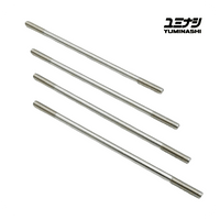 YUMINASHI M8 X 190MM (7.5 INCH) STAINLESS STEEL CYLINDER STUD BOLT SET (4PCS/SET) (90031-M08-190SS)