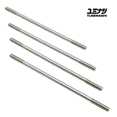 YUMINASHI M8 X 216MM (8.5 INCH) STAINLESS STEEL CYLINDER STUD BOLT SET (4PCS/SET) (90031-M08-216SS)
