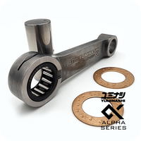 104.5L / 16-PIN FORGED H-BEAM ALPHA CONROD SET (YUMINASHI 71.9MM STROKE ALPHA CRANKSHAFT) (06381-A16-105H)