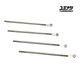 YUMINASHI M7 X 228.6 MM (9 INCH) STAINLESS STEEL CYLINDER STUD / NUT & WASHER SET (12PCS/SET) (90031-S07-228SS)