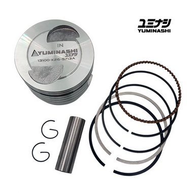 YUMINASHI 57MM LIGHT BORE UP PISTON (MSX/SF - GROM / SF - MONKEY 125) (13100-K26-5713A)