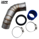 YUMINASHI 38MM-45MM STAINLESS STEEL AIR INTAKE SET WITH GROMMET (ADV160 | PCX160) (17253-K1Z-45SS)