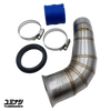 YUMINASHI 38MM-45MM STAINLESS STEEL AIR INTAKE SET WITH GROMMET (ADV160 | PCX160) (17253-K1Z-45SS)
