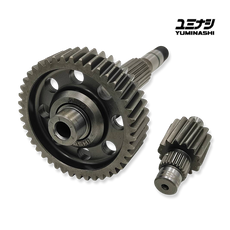 YUMINASHI | 14/43T FINAL DRIVE GEAR SET WITH SHAFT (4V 125CC/160CC eSP+ ENGINES) (23430-K1Z-1443) 