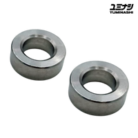 YUMINASHI M8 Ø14x5MM. EXHAUST STUD ROUND SPACER SET (STAINLESS STEEL 304) (2PCS/SET) (90300-M08-145)