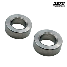 YUMINASHI M8 Ø14x5MM. EXHAUST STUD ROUND SPACER SET (STAINLESS STEEL 304) (2PCS/SET) (90300-M08-145)