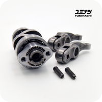 YUMINASHI CNC X250RR 8.6 CAMSHAFT & LARGE DIAMETER ROLLER ROCKER SET (14100-KZR-25086S)