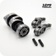 YUMINASHI CNC X250RR 8.6 CAMSHAFT & LARGE DIAMETER ROLLER ROCKER SET (14100-KZR-25086S)