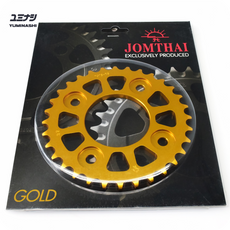 420 32T 7075-T6 Aviation Grade Sprocket, hand finished with self cleaning design...