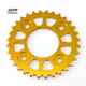 Front side, gold hard anodized 32T 7075-T6 Aviation Grade Sprocket for MSX125 / GROM125 / MSX125 SF