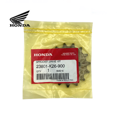 GENUINE HONDA SPROCKET, DRIVE (15T) (MSX125 / GROM125) (23801-K26-900)