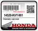 GENUINE HONDA E-04/ 03. LIFTER ASSY., TENSIONER (NIPPON HATSUJO) (PCX125 / AIR BLADE i /SPACY i) ) (14520-KVY-901 / 14520-GFC-771)