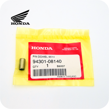 GENUINE HONDA 94301-08140 / 90701-GF6-000 | PIN, DOWEL (Ø8 X 14MM)