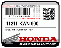 11211-KWN-900 | TUBE, TRANSMISSION BREATHER (PCX125 1ST GEN)