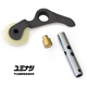 Oil pressure optimized tensioner push rod.
Button in brass and wheel made from resistant high quality material. 