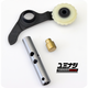 Oil pressure optimized tensioner push rod.
Button in brass and wheel made from resistant high quality material. 