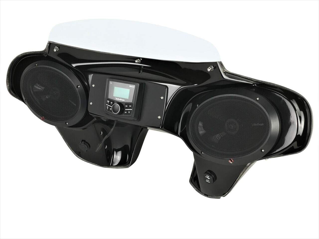 Suzuki Boulevard VL800 Batwing Fairing With Speakers And Stereo System