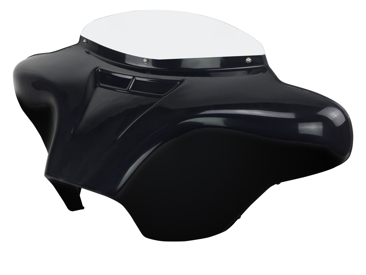 Vector Batwing Fairings F4-2 Harley-Davidson Road King fiberglass batwing fairing with 2x6x9 speaker cutouts