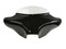 Harley Davidson Rider Batwing Fairing with White Windshield Back View