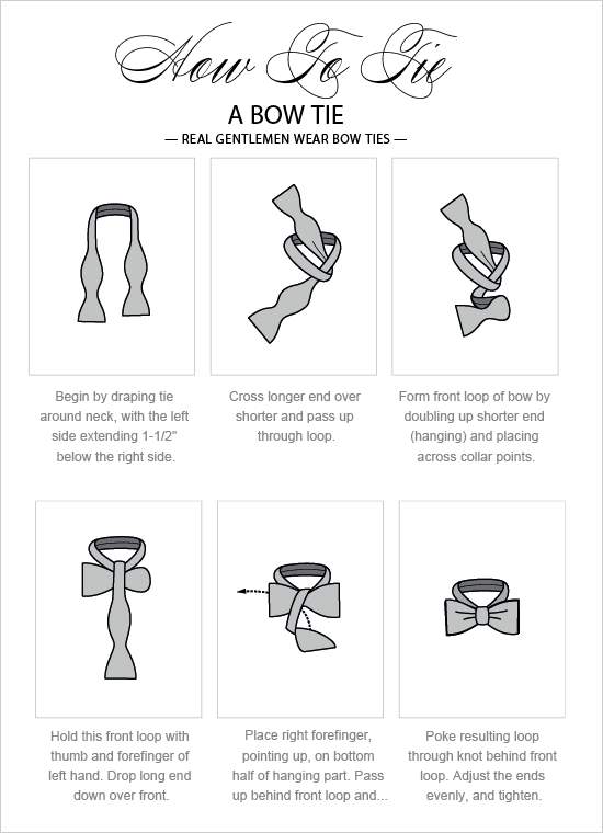 How to Tie a Bow Tie - Tweedmans
