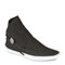 One-button style moccasin in our black color leather.