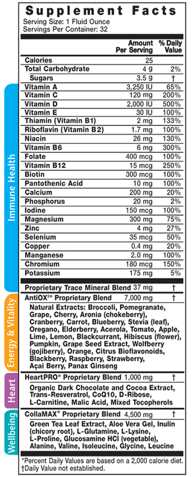 vibe supplement facts