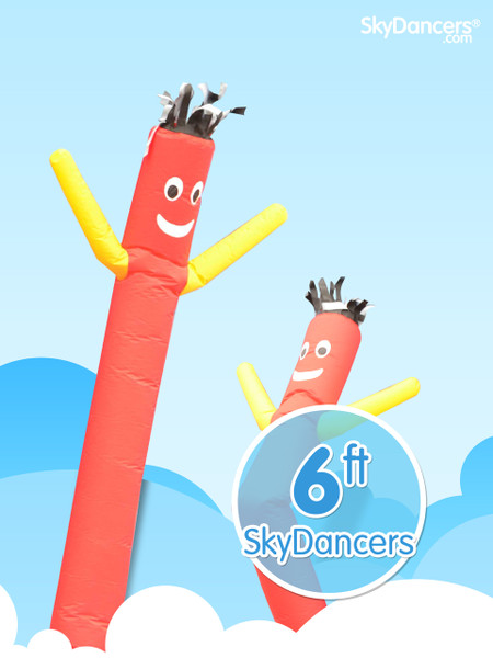 Sky Dancers Red & Yellow - 6ft