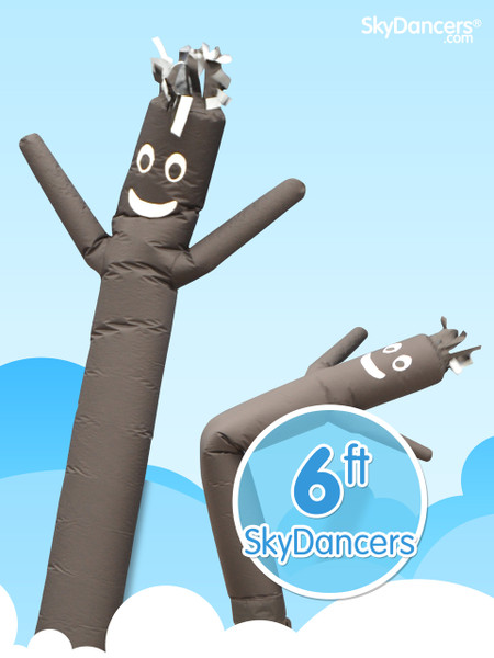 Black sky dancer by skydancers.com.  Indoor 6ft