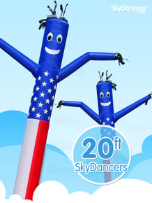 Sky Dancers American Flag - 20ft