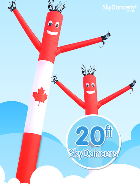 Sky Dancers Canadian Flag - 20ft