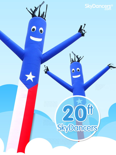 Sky Dancers Puerto Rican - 20ft